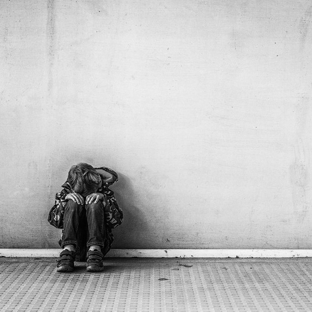 photo expressing despair from trauma